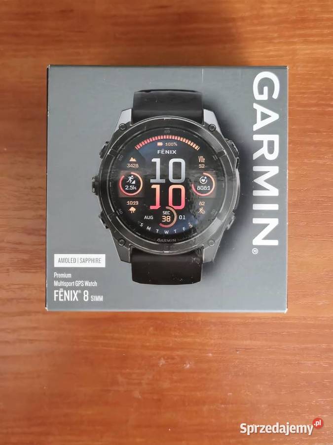 Garmin 8 Amoled Sapphire 51 DLC Titanium wielkopolskie Poznań