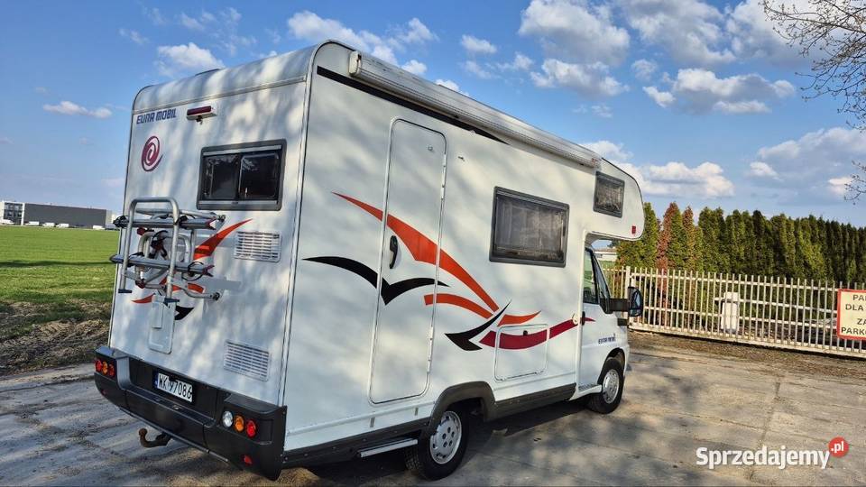 Kamper Eura Mobil Fiat Ducato Zimowa wersja Rok produkcji 2006 mazowieckie Warszawa