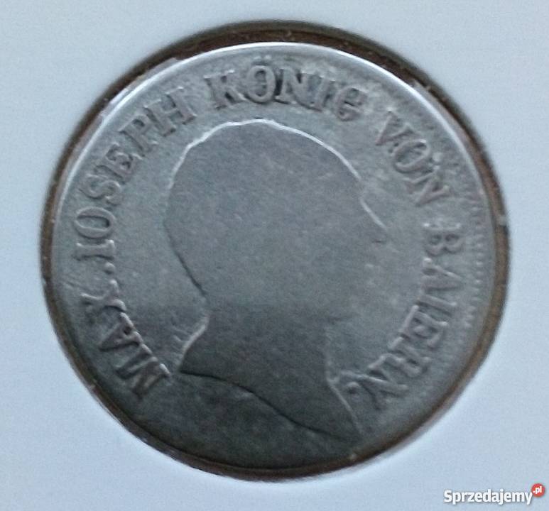 NIEMCY BAWARIA1807 r 6 KRAJCARÓW SREBRO 03333