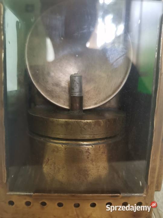 Stara lampa kolejowa na karbid z lat 30 tych Antykwariat Kraków sprzedam