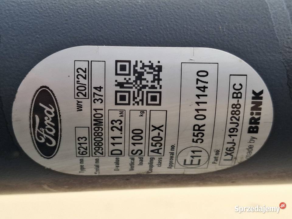 FORD KUGA MK3 HAK HOLOWNICZY WIĄZKA ORYGINAŁ sprzedam