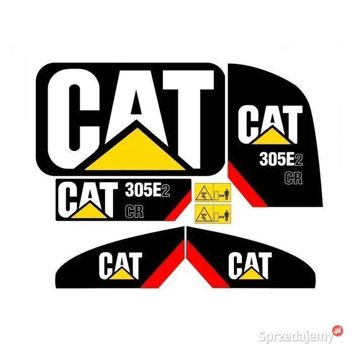 Naklejki Oklejenie CAT 305E2 CR Zamiennik Janików sprzedam