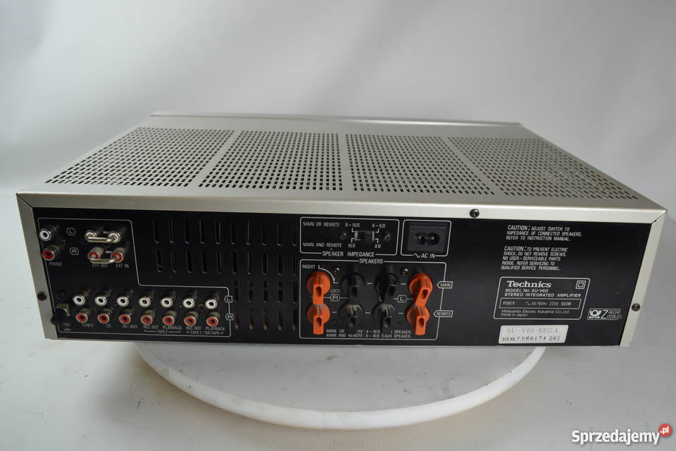 TECHNICS SUV60 VC4 Integrated Amplifier Stereo