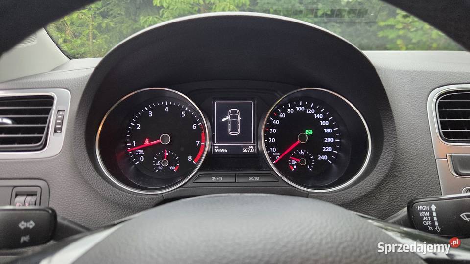Vw Polo Automat 59 Przebiegu 2017 czujnik zmierzchu Gdańsk