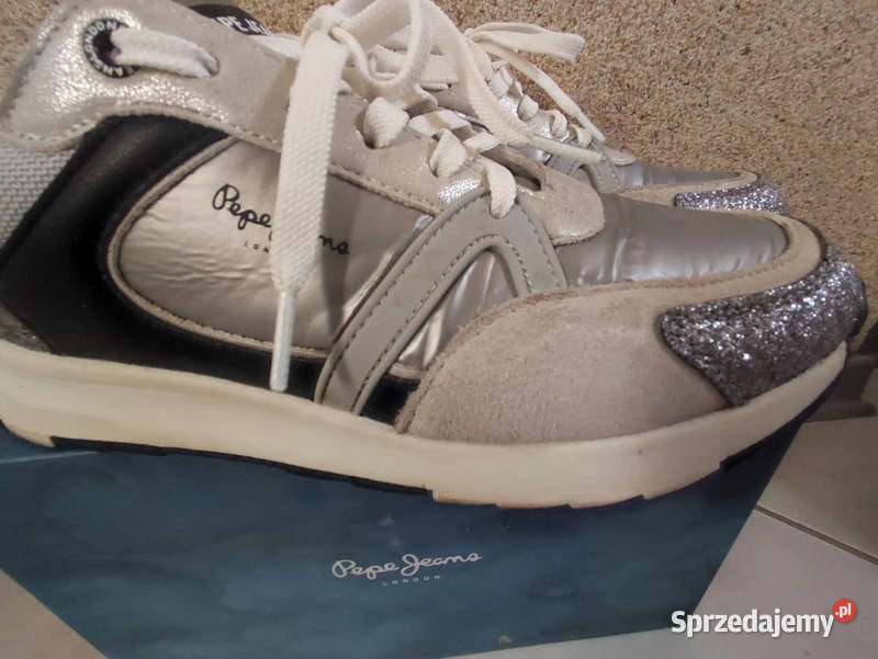 Pepe Jeans london sneakersy sportowe metaliczne świętokrzyskie Kielce
