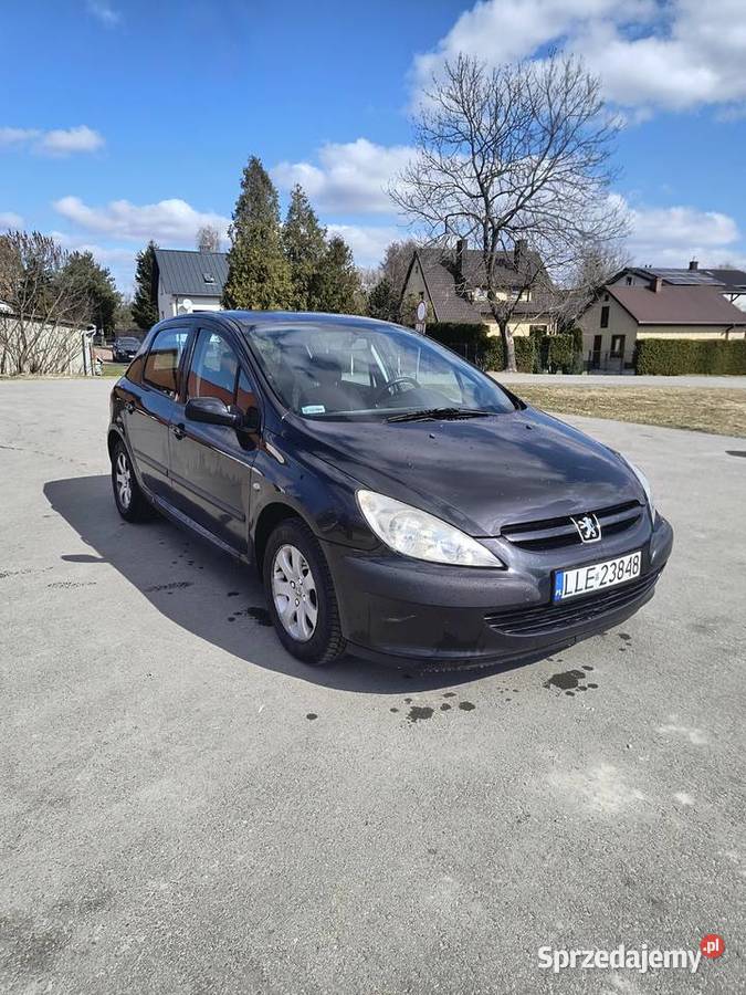 Peugeot 307 16 109 2004r klimatronik alufelgi Siedliszcze sprzedam