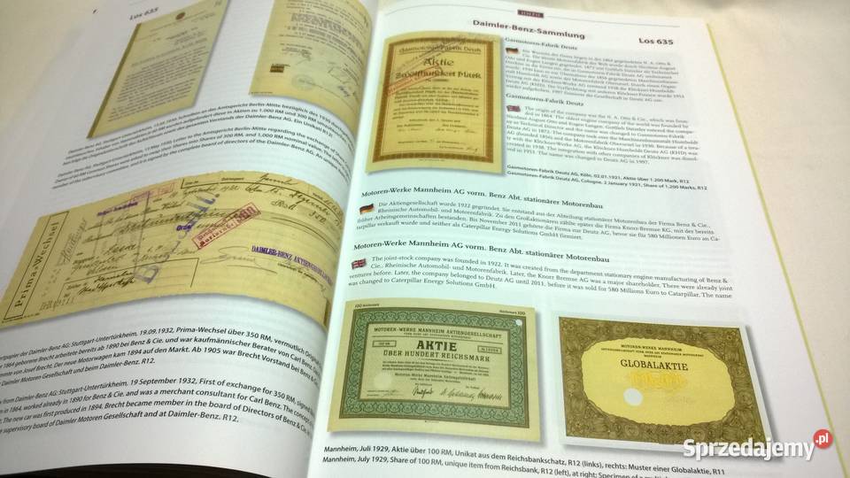 katalog aukcyjny papierów wartościowych 5054 Warszawa