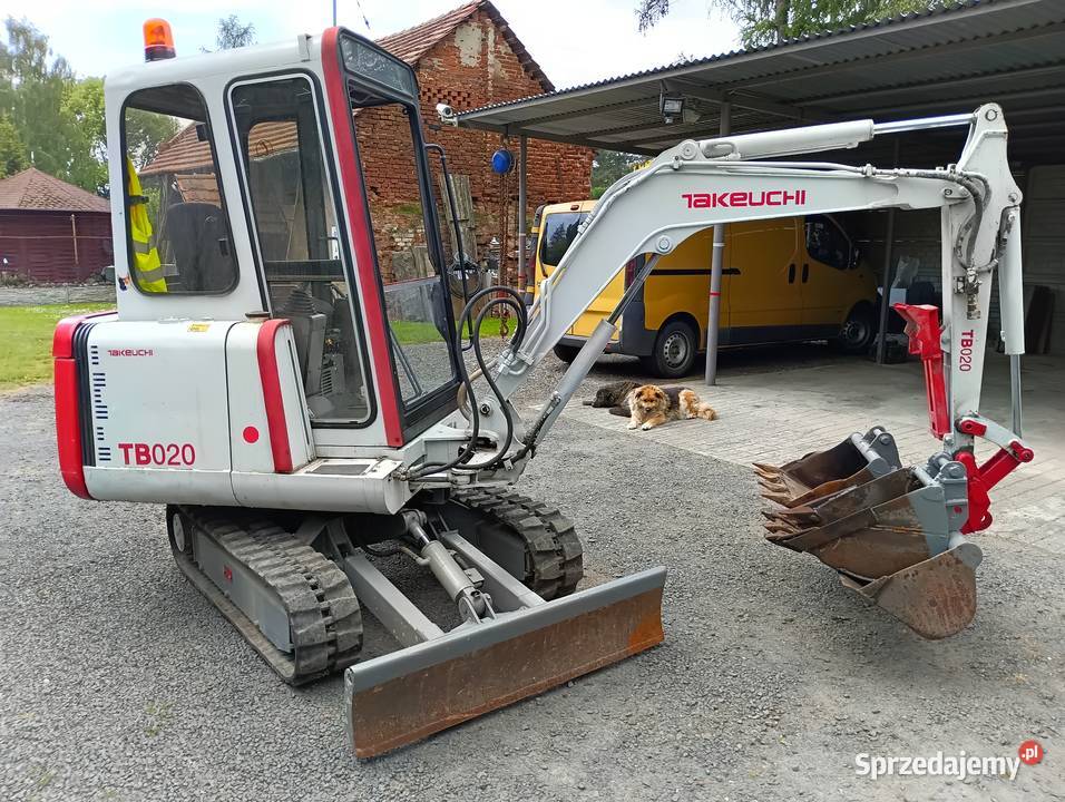 Minikoparka koparka takeuchi tb020 TB 020 Koparki Pakosławice