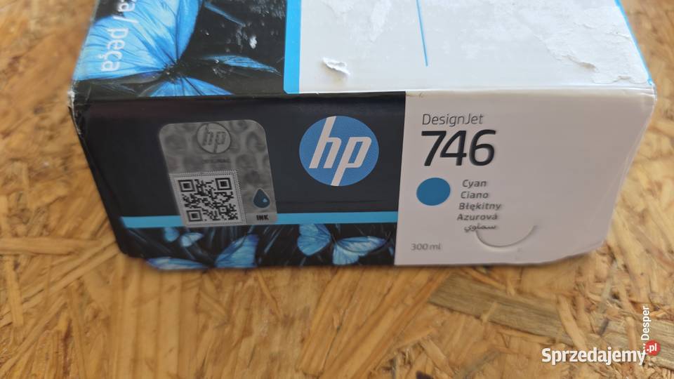 Sprzedam nowy tusz hp DesignJet 746 Cyan P2V80A Warszawa