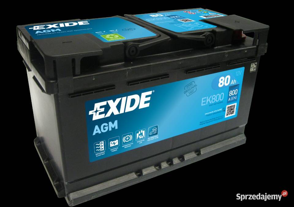 Akumulator Exide AGM 80Ah 800A EN Lublin sprzedam