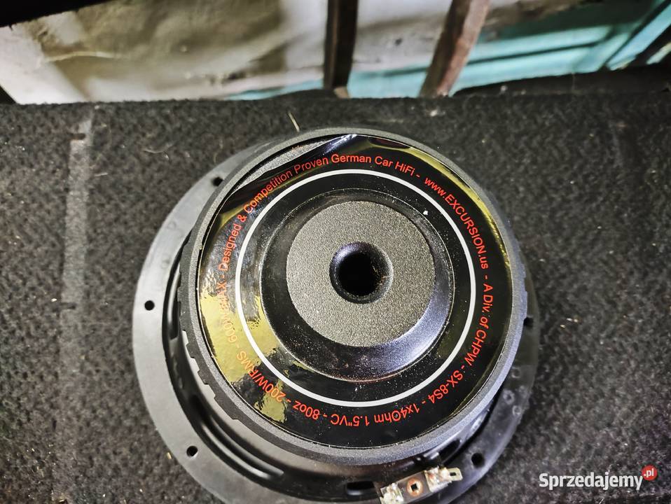 Skrzynia bassowa basowa tuba subwoofer Excursion Niegowonice