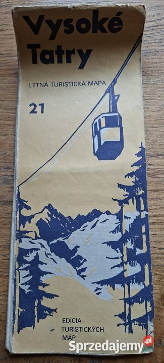 Vysoke Tatry 21 Letna Turisticka Mapa 150 000 Kraków