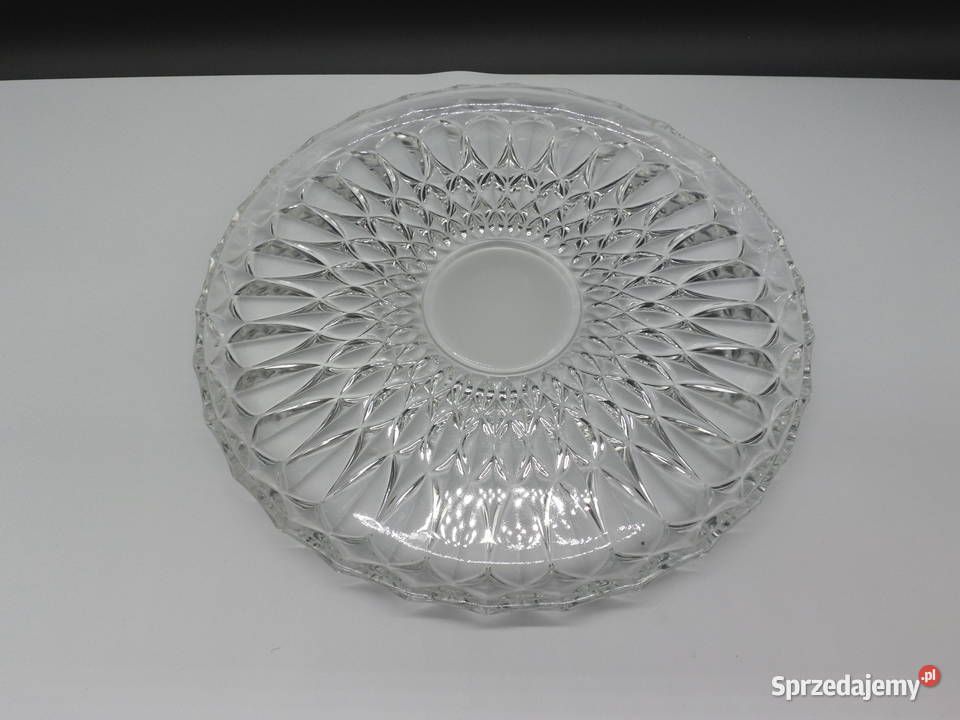 Kryształowa Patera Walther Glas Styl Vintage PRL wielkopolskie Raszków