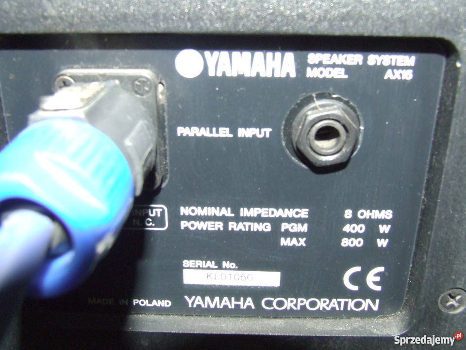 Yamahazestaw nagłośnieniowy Sprzęt estradowy, studyjny i DJ-ski Tychy