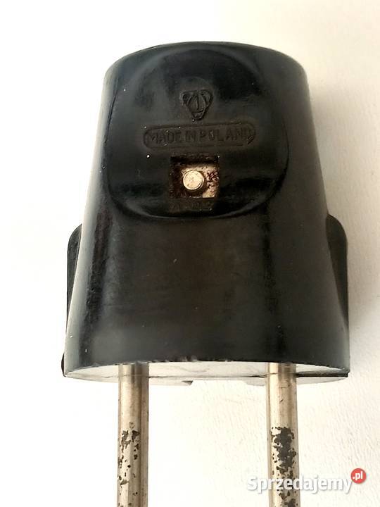 Wtyczka bakelitowa Wu10 10A 250V z uziemieniem Łódź sprzedam