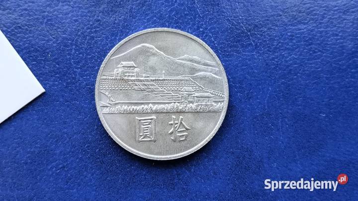 Stare monety 10 dolar 1965 Tajwan Lesko