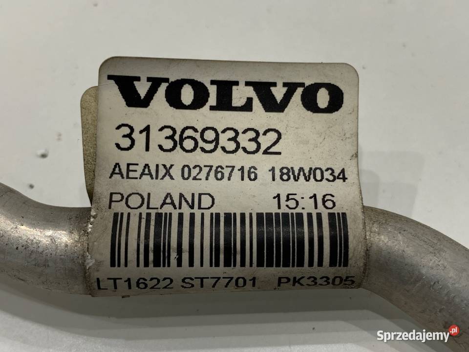 RURKA KLIMATYZACJI VOLVO V90 II 31369332 20 150 Części samochodowe