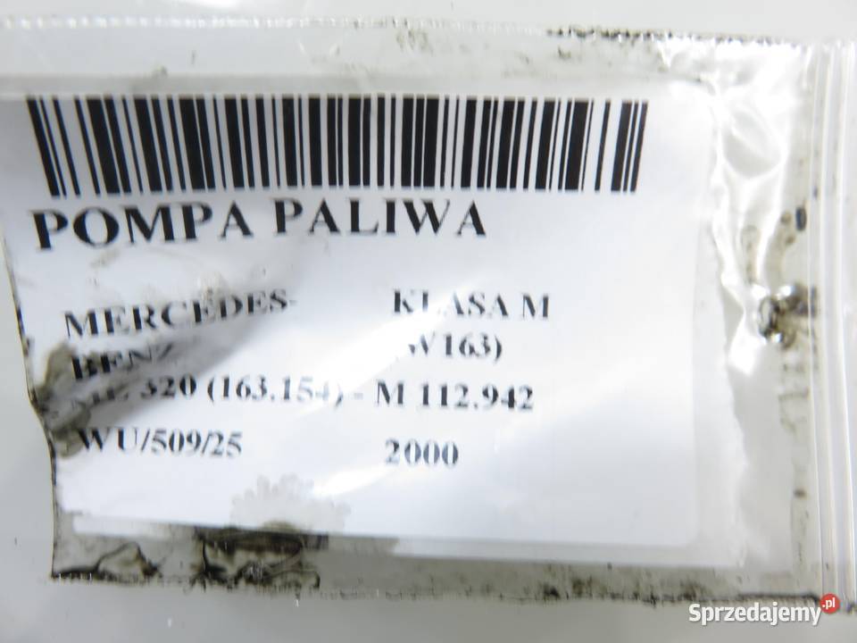 POMPA PALIWA MERCEDES W163 ML 320 1634701094