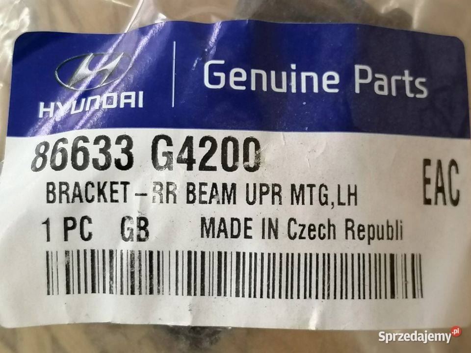HYUNDAI I30 ŚLIZG UCHWYT BELKI ZDERZAK LEWY TYŁ Pleszew