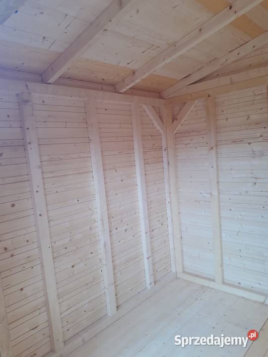 Domek narzędziowy drewniany z drewutnią mazowieckie