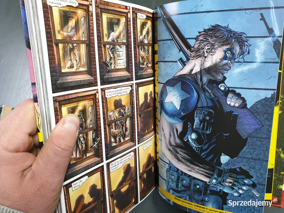 Strażnicy Początek Komediant Rorschach DC Egmont kredowy papier  Gdynia