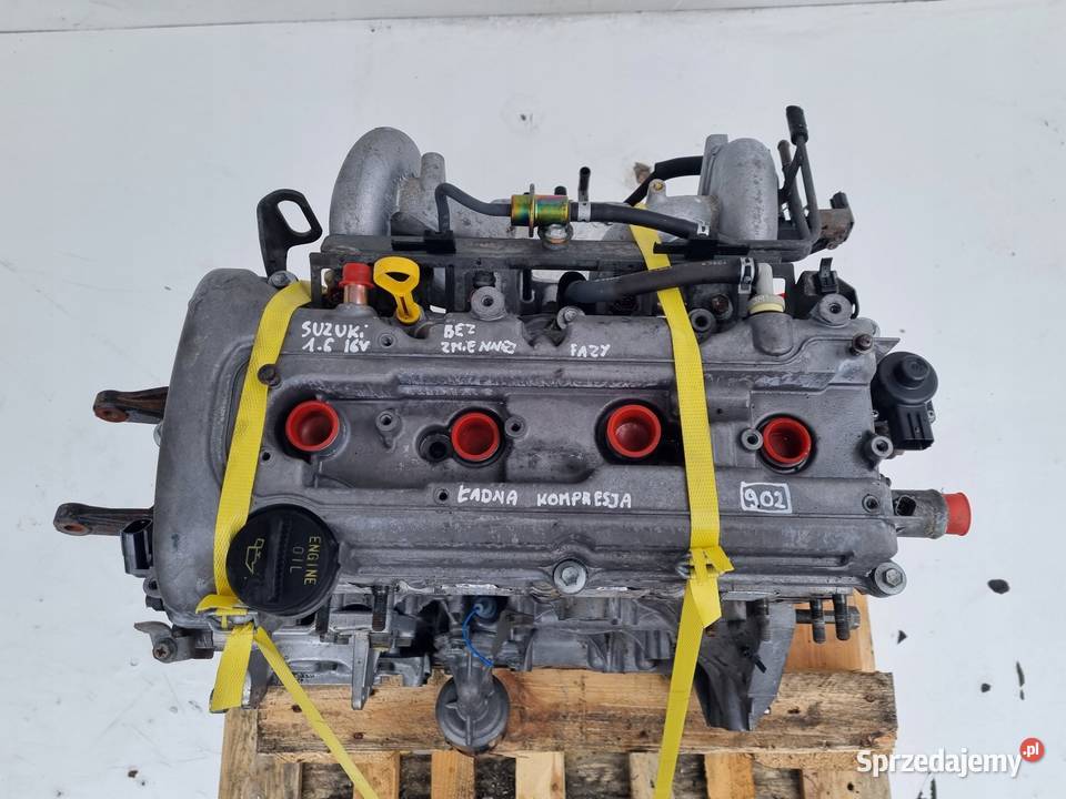 SILNIK KOMPLET Fiat Sedici 16 16V bez zmiennych