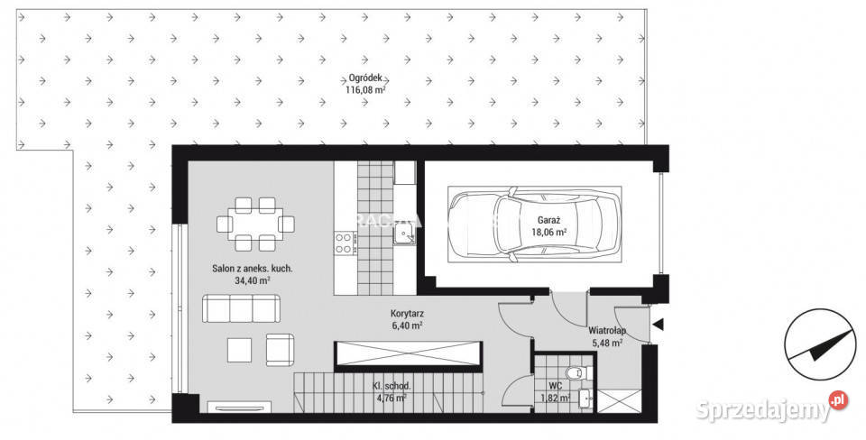 Dom bliźniak 12445m2 Kraków 3 piętra i więcej