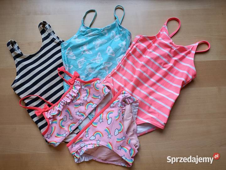 kostium kąpielowy HM 110116 zestaw dziewczynka