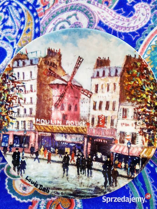 Talerz porcelanowy unikat Warszawa