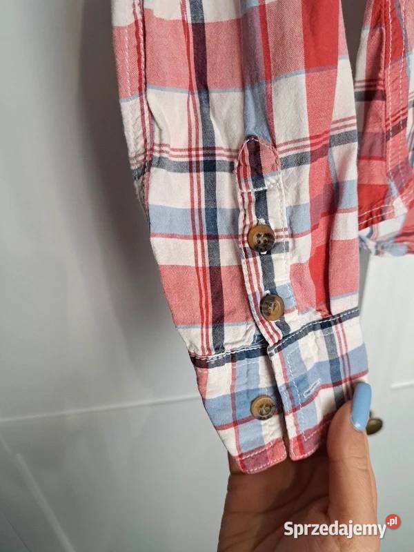 Koszulka w kratę 365 Sunshine 34 100 bawełna Bluzki i koszule Trąbki Wielkie sprzedam