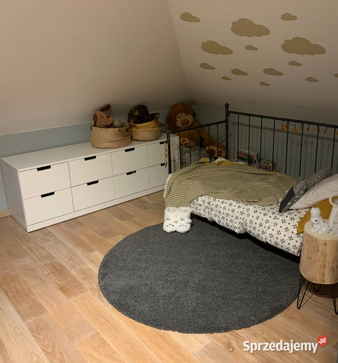 Komoda Nordli 8 szuflad Ikea Biała Krubin