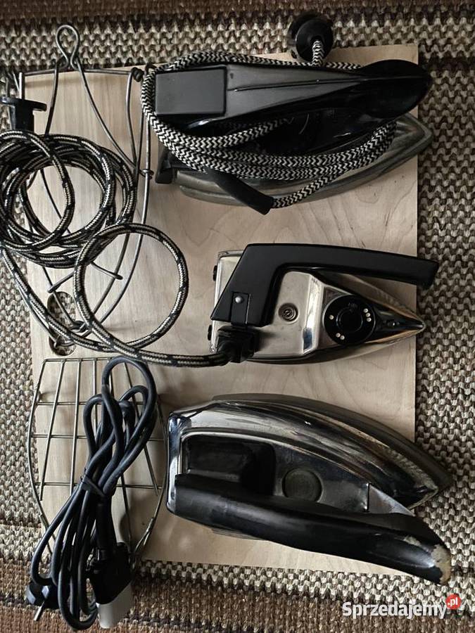 Żelazka elektryczne bodajże już kolekcjonerów Warszawa