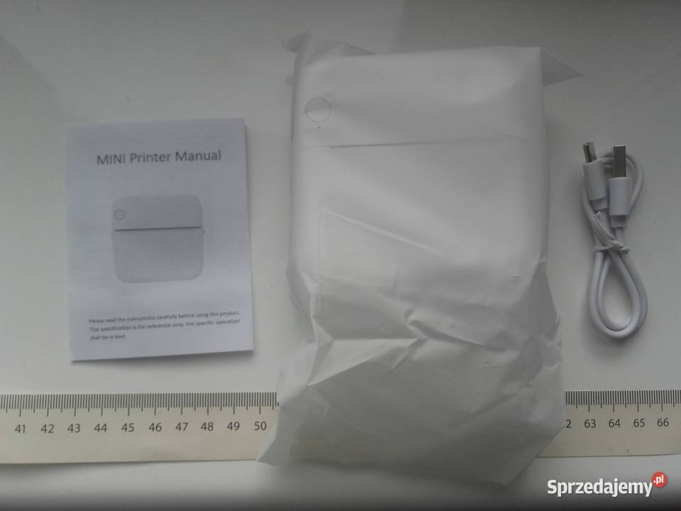 Mini drukarka przenośna termiczna papierowa Drukarki i skanery sprzedam