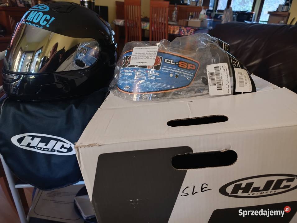 KASK HJC CLSP BLACK 4XL połysk 2szyby nowy mazowieckie Warszawa sprzedam