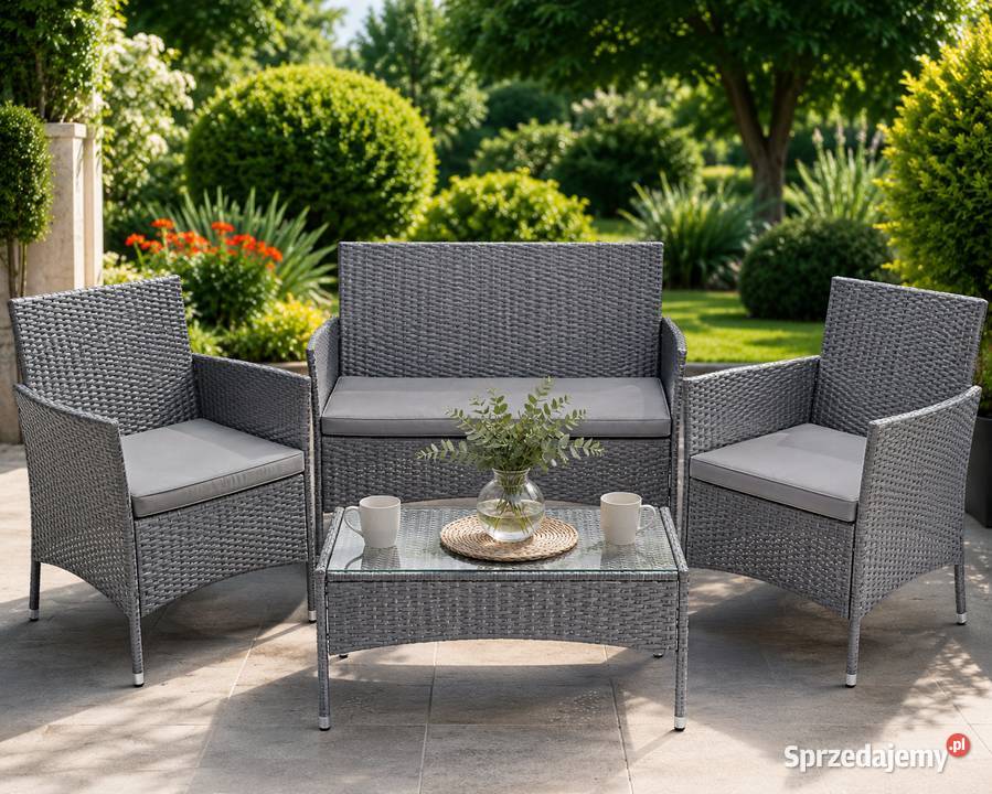 Zestaw Mebli Ogrodowych Technorattan Sofa Fotele Biłgoraj