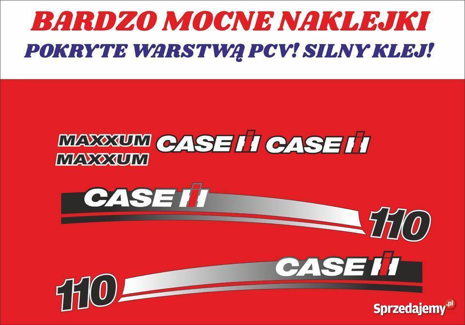 naklejki case maxxum 110 i inne Jeżewo