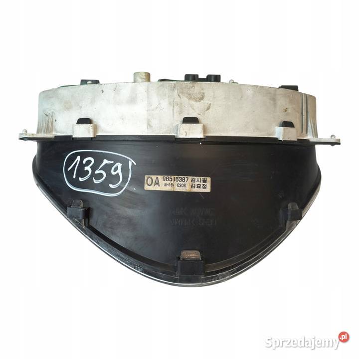 LICZNIK ZEGARY 96566387 Chevrolet Matiz 08 6V lubelskie Chełm