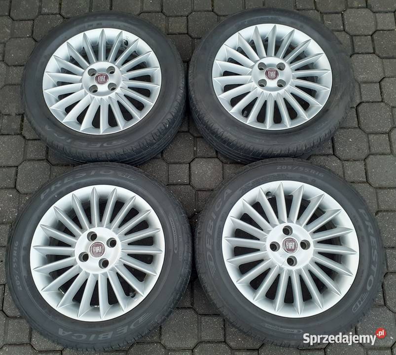 4 koła oryginalne Alufelgi FIAT BRAVOLINEA Wolbrom