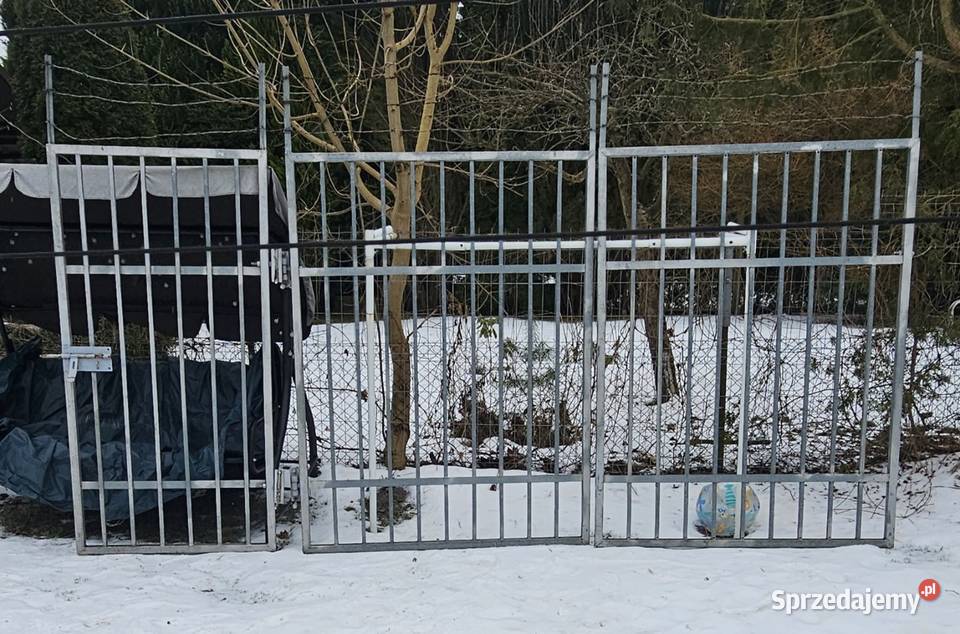 Solidna ocynkowana duża brama z furtką Bydgoszcz