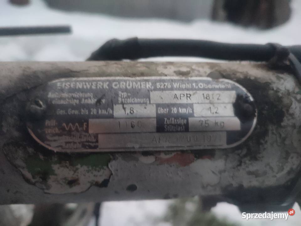 Przyczepa na konie WERTMANN Jaksonek