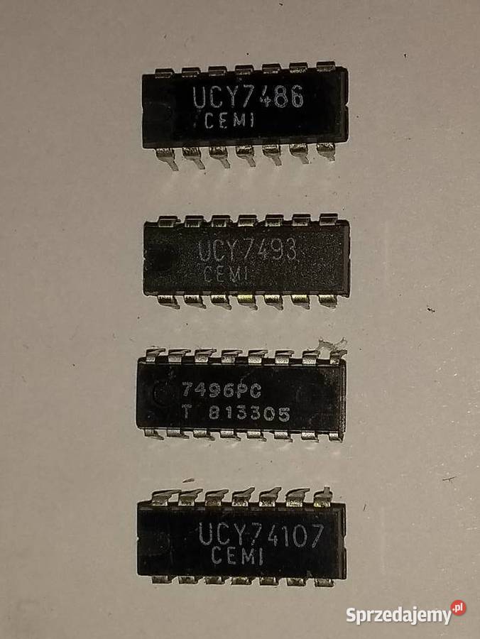 Cyfrowy układ scalony UCY7486 UCY7493 7496PC Elektronika