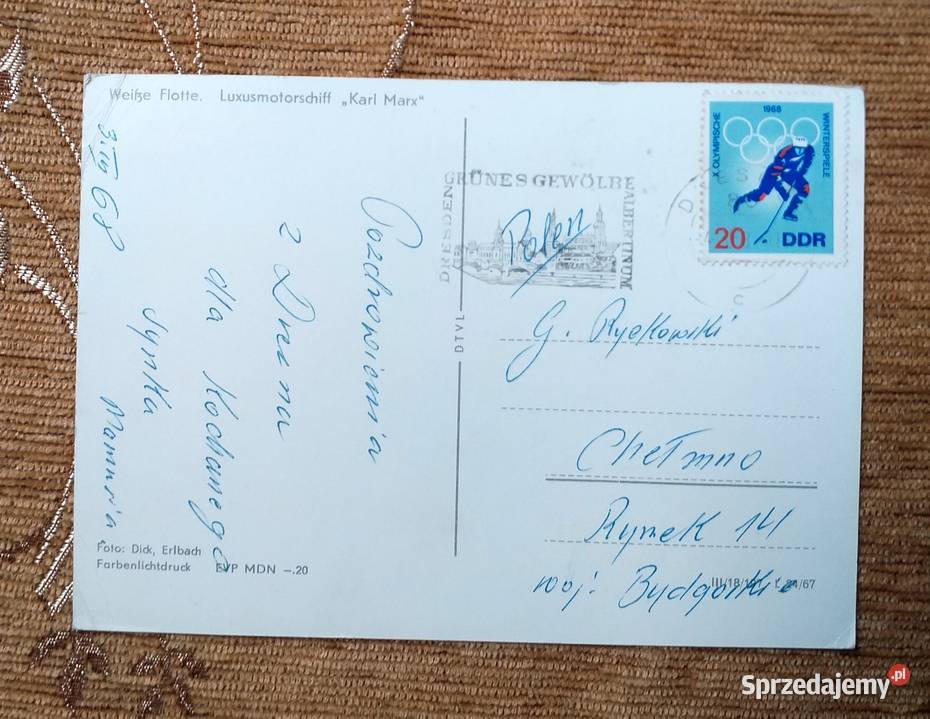 DREZNO LUKSUSOWY STATEK MOTOROWY KARL MARX Z lubelskie Piszczac
