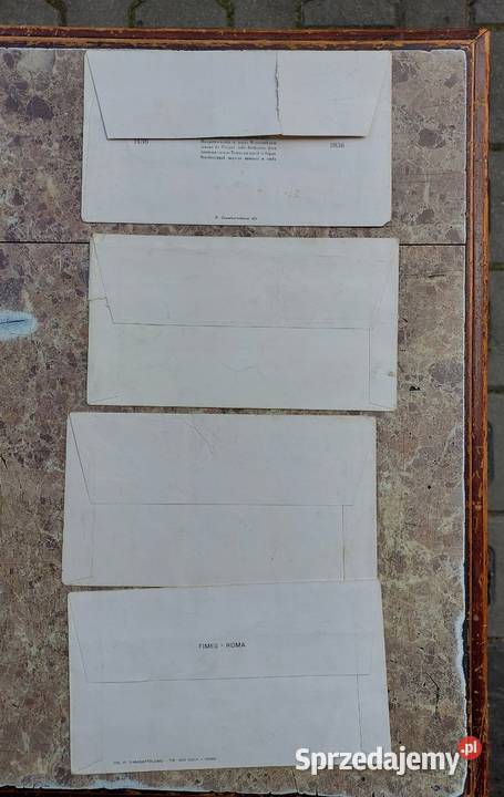 4 koperty znaczki całostki Poste Vaticane lata sprzedam