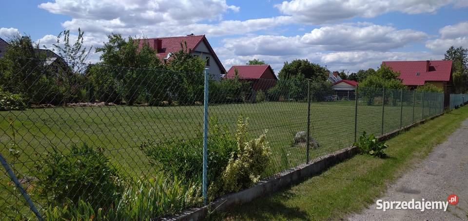 Działka budowlana 1000 m2 ogrodzona Klikawa Puławy