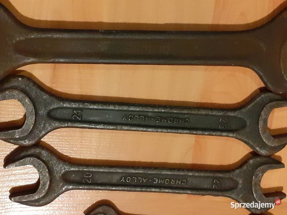 Stare klucze płaskie dwustronne PRL Chorzów