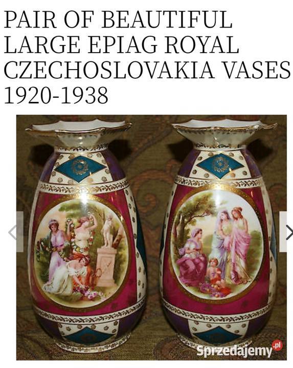 Antyczny wazon z kolekcji EPIAG Royal łódzkie Pabianice