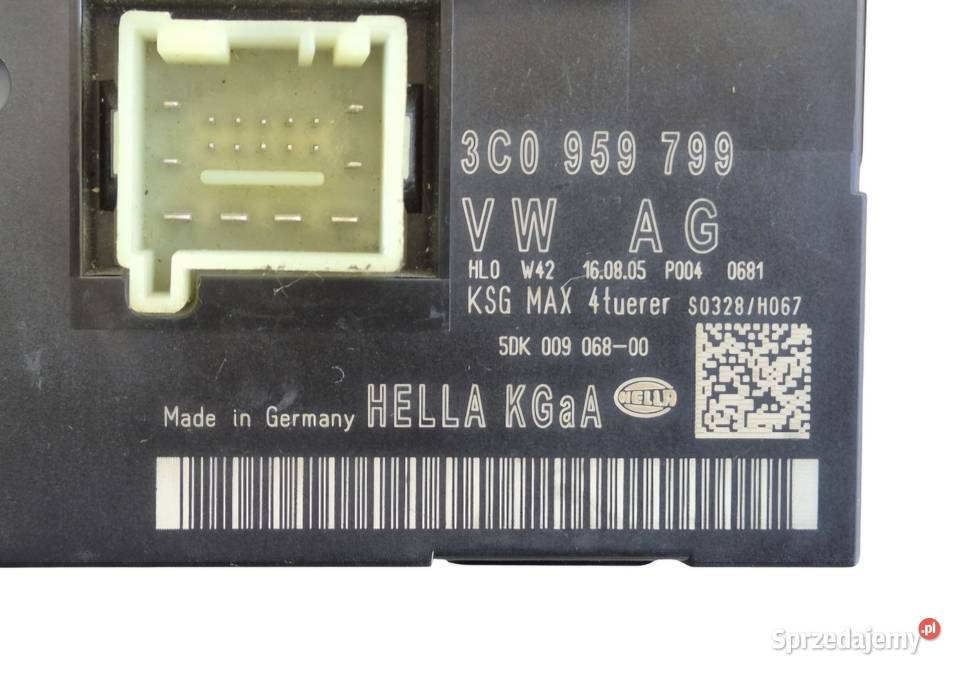 MODUŁ KOMFORTU VW PASSAT B6 3C0959799 5DK 009 Działoszyce