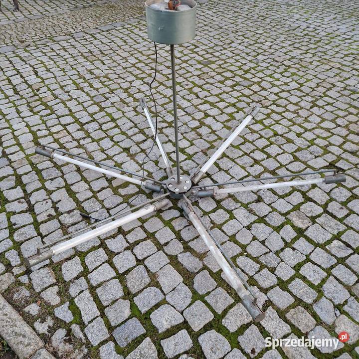 Żyrandol na świetlówki loft industrial design Antyki, Sztuka, Kolekcje śląskie Rybnik