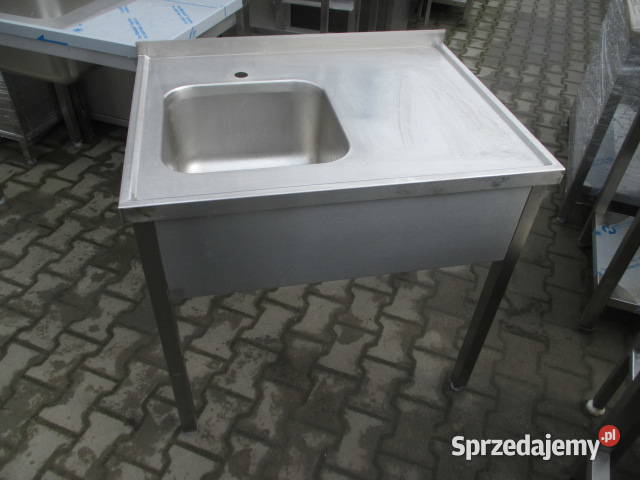 Stół Zlew Jednokomorowy Stal Nierdzewna 907085