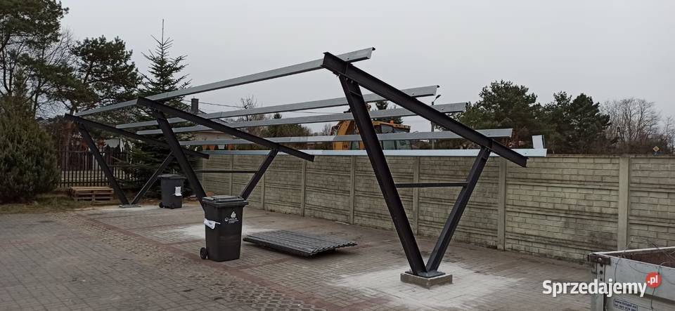 CARPORT 6x12 Wiata Fotowoltaiczna Konstrukcja Rawa Mazowiecka